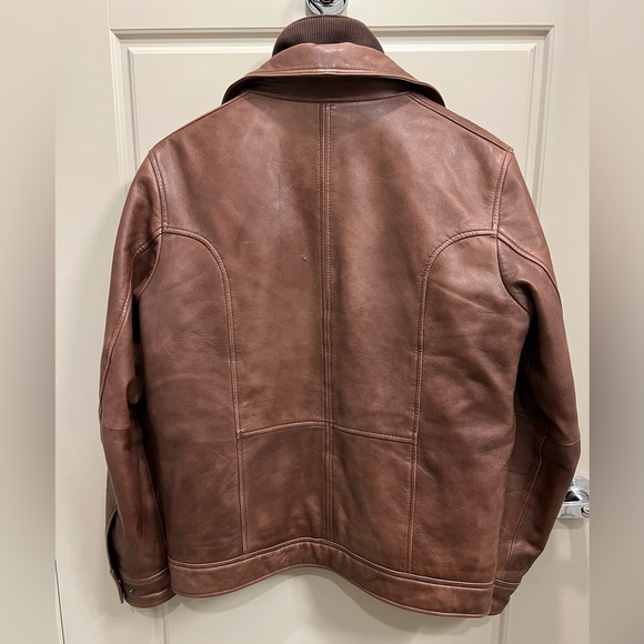 Overland Jackets & Coats Mens Brown Leather Overland Jacket S